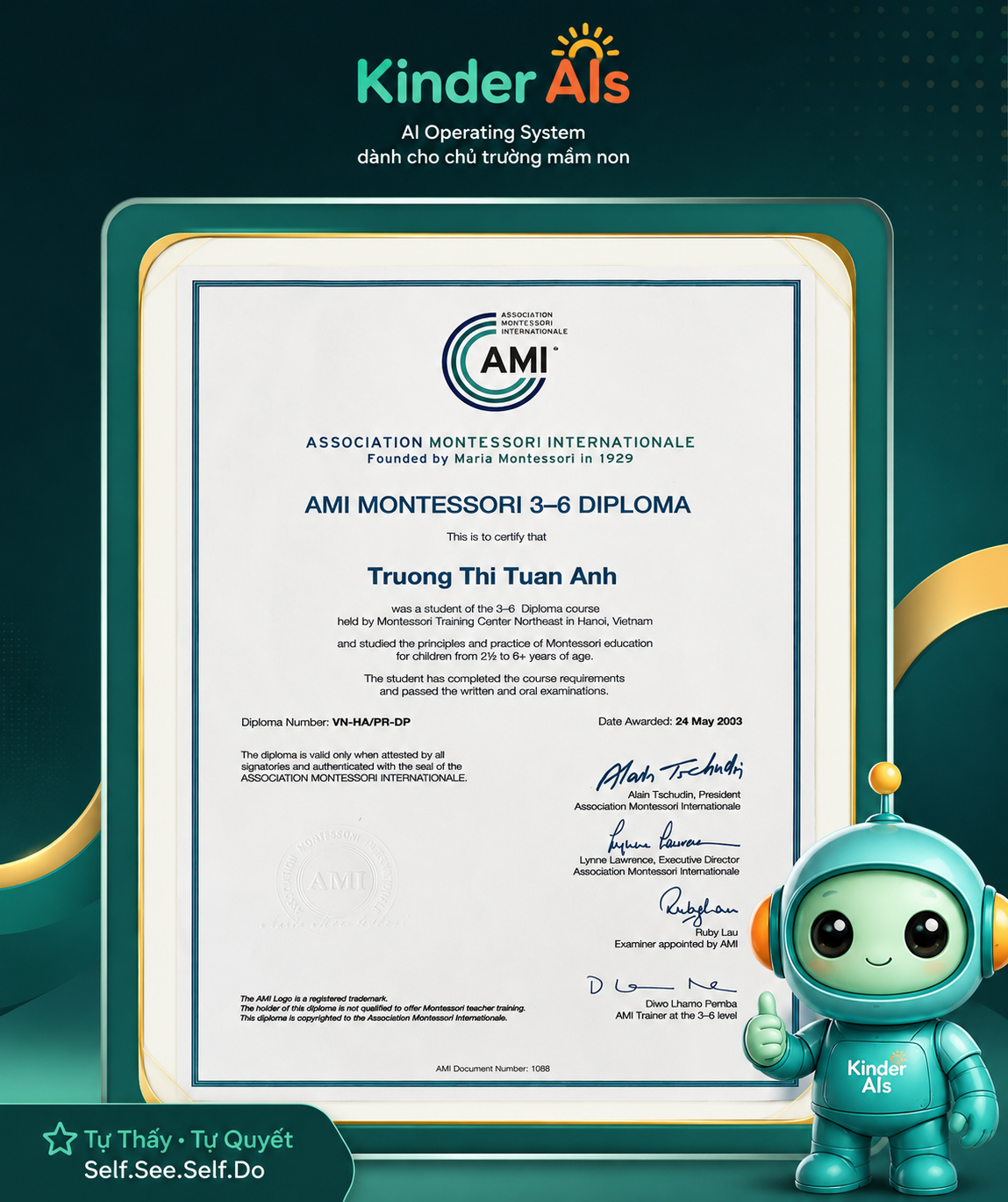 AMI Montessori 3-6 Certificate